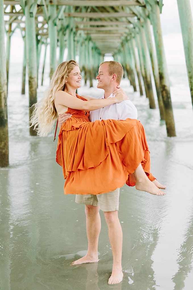 Charleston Beach Engagement Session